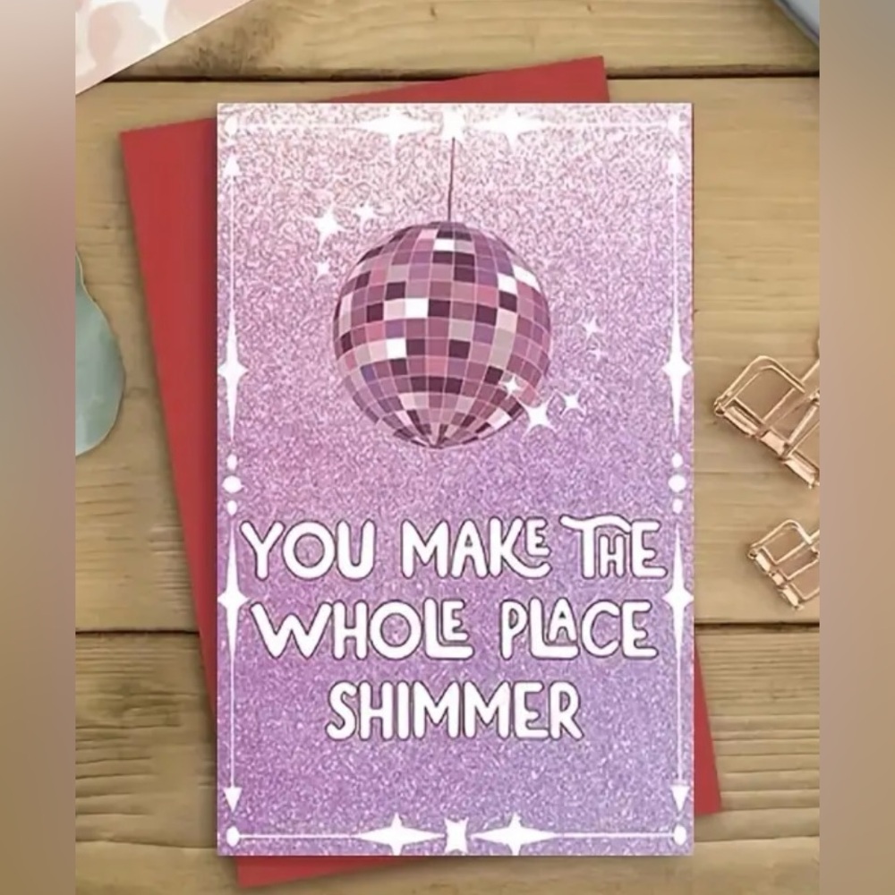 Taylor Swift Inspired Birthday Card